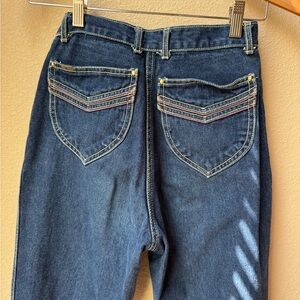 Vintage 1970s Brittania Sportsman Hi Rise Denim
